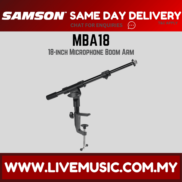 SAMSON MBA18 MICROPHONE BOOM ARM ( MBA 18 / MBA-18 )