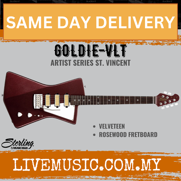 Sterling GOLDIE-VLT St. Vincent Signature Electric Guitar, Vincent ( GOLDIE VLT / GOLDIEVLT )