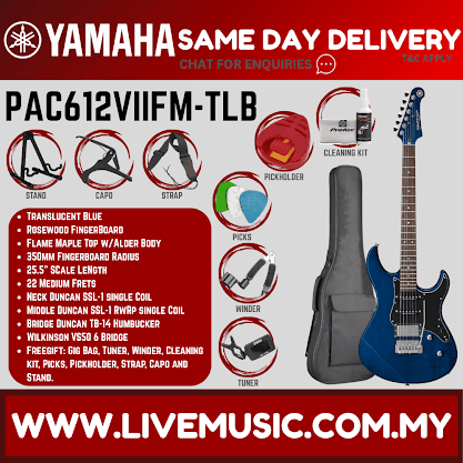 Yamaha PAC612VIIFM Pacifica Electric Guitar - ( PAC 612VIIFM / PAC-612VIIFM )