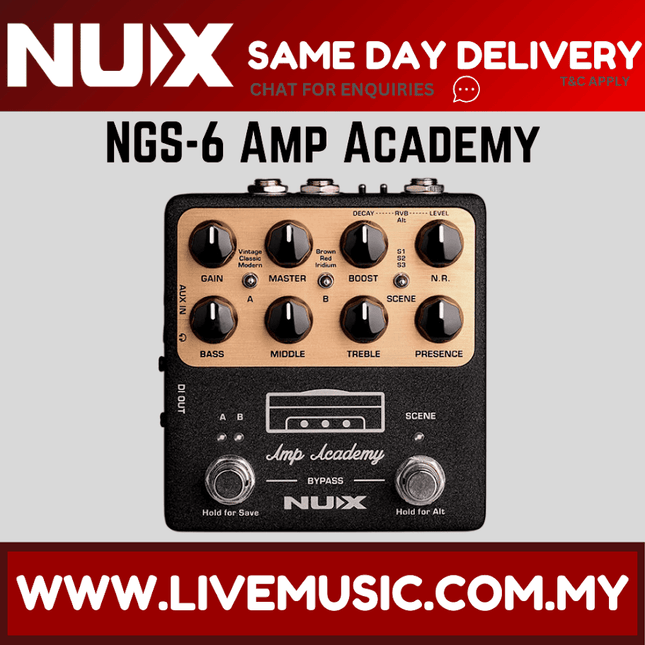 Nux NGS-6 Verdugo SRS Amp Academy Amp Modeler ( NGS6 )