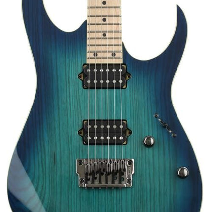 Ibanez Prestige RG652AHMFX Solid Body Electric Guitar - Nebula Green Burst (RG652AHMFX-NGB)