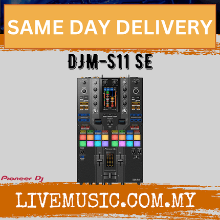 Pioneer DJ DJM-S11 SE 2-channel Mixer for Serato DJ (DJMS11/DJM S11/DJMS11SE)
