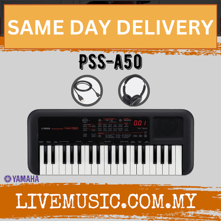 Yamaha PSS-A50 - 37 Key Mini Keyboard USB Cable / Headphone ( PSSA50 / PSS A50 )