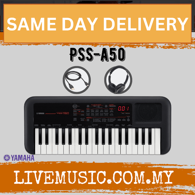 Yamaha PSS-A50 - 37 Key Mini Keyboard USB Cable / Headphone ( PSSA50 / PSS A50 )
