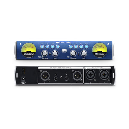 PreSonus BlueTube DP V2 2-channel Microphone and Instrument Preamplifier (Blue Tube)