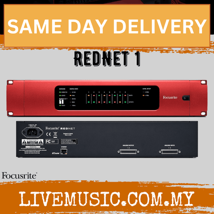 Focusrite Rednet 1 8-channel A-D/D-A 8 x 8 Ethernet Audio Network Interface