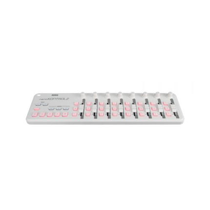 Korg nanoKontrol2 - Slim Line USB Controller, White (nanoKontrol-2/nanoKONTROL2)