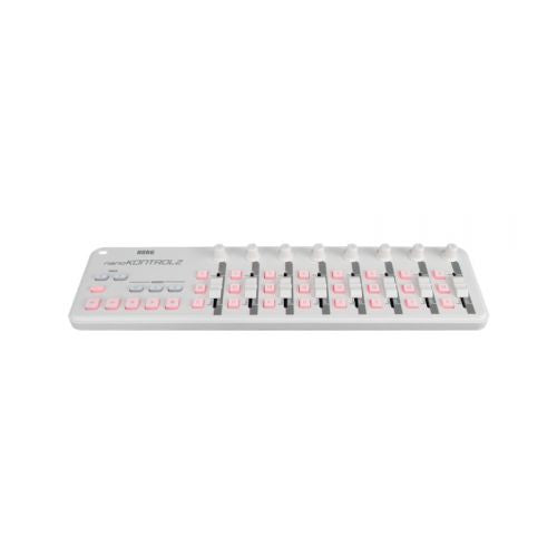 Korg nanoKontrol2 - Slim Line USB Controller, White (nanoKontrol-2/nanoKONTROL2)