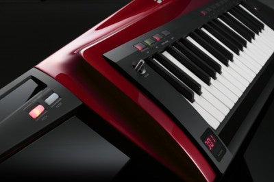 Korg RK-100S 2 37 Key Built In Analog Modelling Lighweight Synthesizer Keytar- Red ( RK100S2 / RK 100S2 )