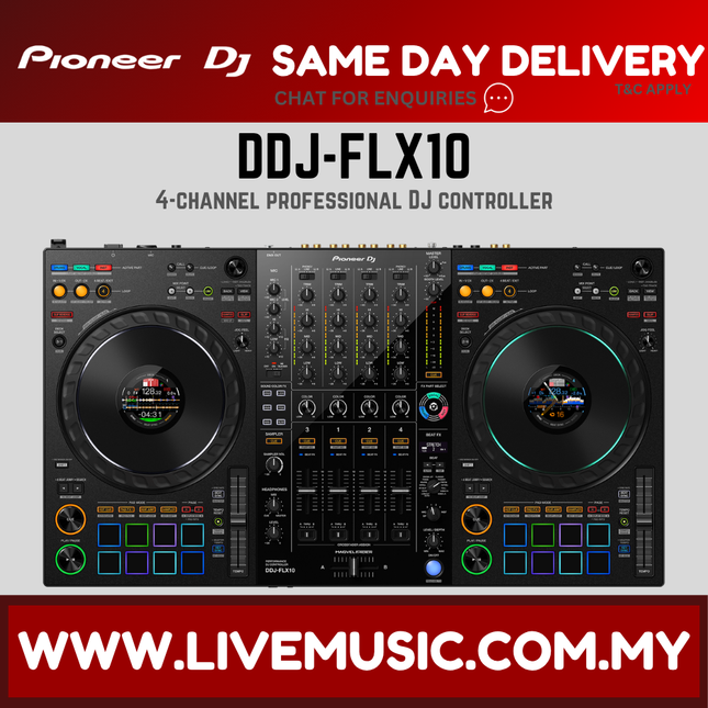 Pioneer DJ DDJ-FLX10 4-Channel DJ Controller ( DDJ FLX10 / DDJFLX10 )