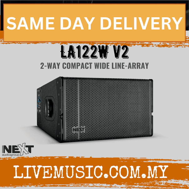 Next Audio LA122W v2 2-Way Compact Wide Line Array Element ( LA 122W v2 / LA122Wv2 )