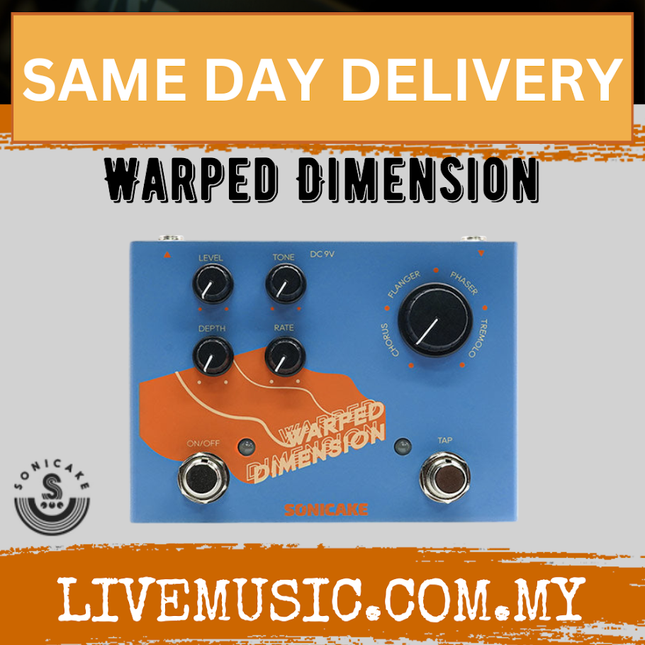 Sonicake QDS-03 Warped Dimension Digital Modulation Guitar Effects Pedal ( QDS 03 QDS03 )