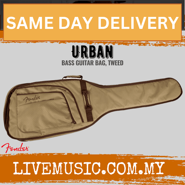 Fender Urban Bass Guitar Bag - Tweed
