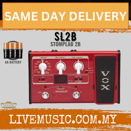 Vox StompLab SL2B -  Bass Effect Processor (SL-2B/SL 2B)