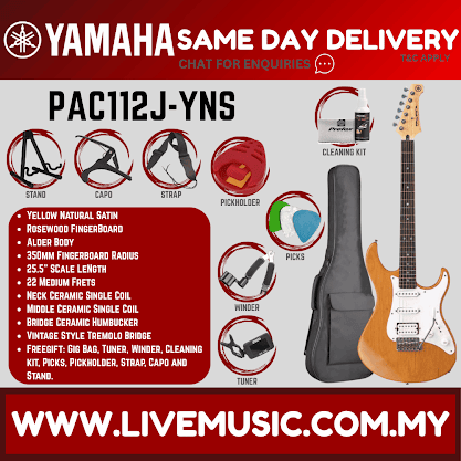 Yamaha PAC112J Pacifica Electric Guitar - ( PAC 112J / PAC-112J )