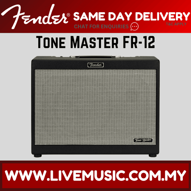 Fender Tone Master FR-12 Guitar Amplifier, 120V, Black ( FR12 FR 12 )