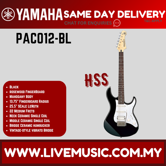 Yamaha PAC012 Pacifica Electric Guitar w/Accessories - ( PAC 012 / PAC-012 )