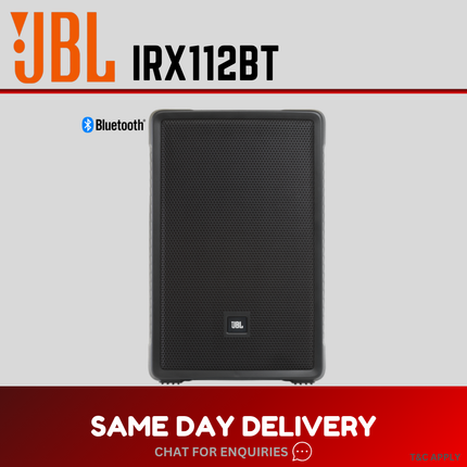JBL IRX-112BT 1300W Powered 12" Portable Speaker w/Bluetooth Stereo Pairing - Each / Pair ( IRX112BT)