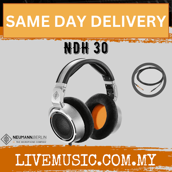 Neumann NDH 30 Open-back Studio Headphones - Silver ( NDH-30 / NDH30 )