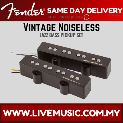 Fender Vintage Noiseless Jazz Bass Pickups, Set of 2