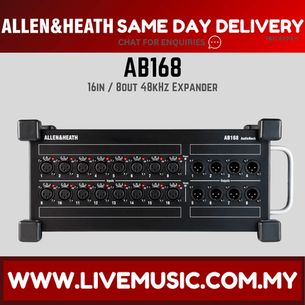 Allen & Heath AB168 Portable AudioRack 16 x 8 Audio Interface ( AB-168 / AB 168 )