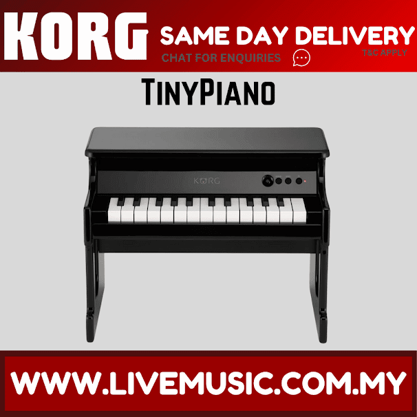 Korg tinyPiano Digital Toy Piano - White / Red / Pink / Black ( Tiny-Piano / Tiny Piano )