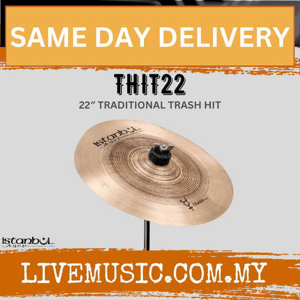 Istanbul Agop THIT22 22"Traditional Trash Hit Cymbal (THIT 22/THIT-22)