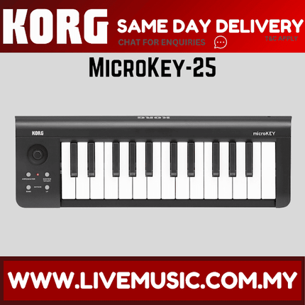 Korg microKey-25 - Midi Keyboard (MicroKey 25 / Microkey-25/ Microkey -25)