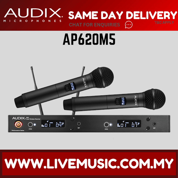 Audix AP62 OM5 Dual Wireless Microphone ( AP62 OM5 / AP62OM5 )
