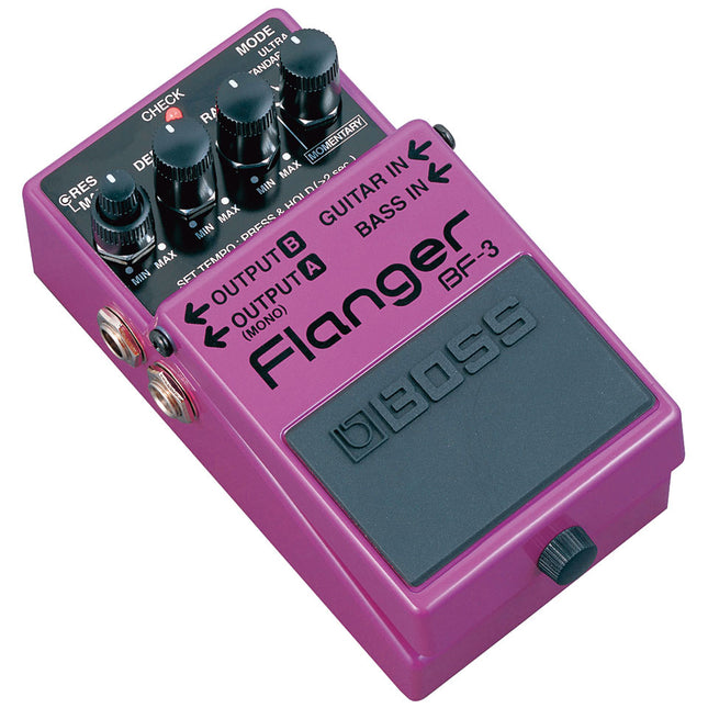 Boss BF-3 Flanger Guitar Effects Pedal with Patch Cable (BF3)