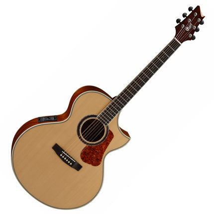 Cort NDX20 - Acoustic-Electric Guitar Ovangkol Fretboard with Gig Bag - Natural Glossy (NDX 20/NDX-20)