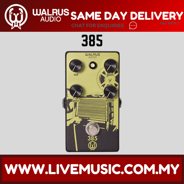 Walrus Audio 385 Overdrive Guitar Effects Pedal ( 385 )