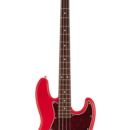 Fender Japan Hybrid II Jazz Bass Guitar, Rosewood Fretboard with Gig Bag - Modena Red