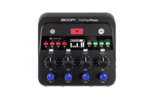 Zoom PodTrak P4next Audio Interface ( P4-NEXT P4 NEXT ) Replace PodTrak P4 P-4