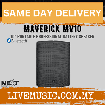 Next Audio Maverick Mv10 Portable Professional Battery Powered Speaker ( Maverick-MV10 / MaverickMV10 )