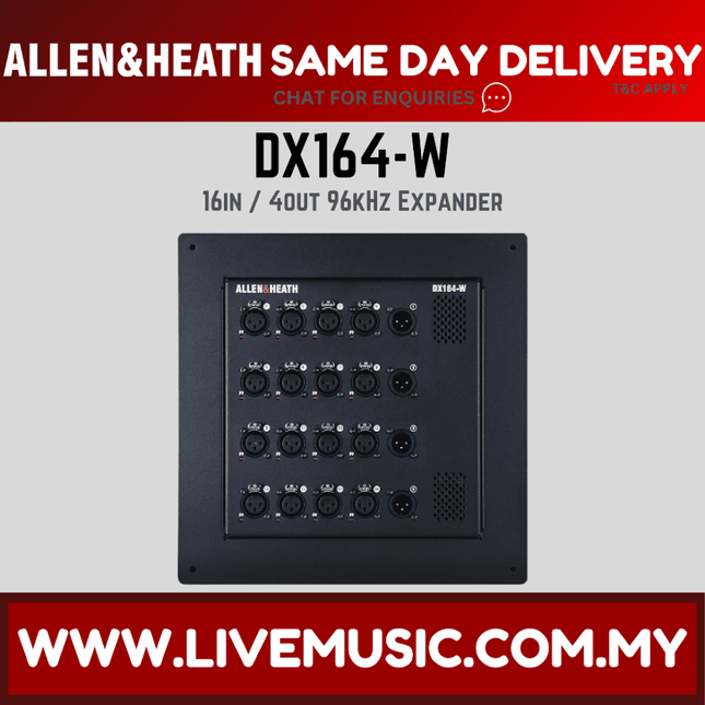 Allen & Heath DX164-W 16 XLR Input / 4 XLR Output Wall ( DX164W / DX164 W )