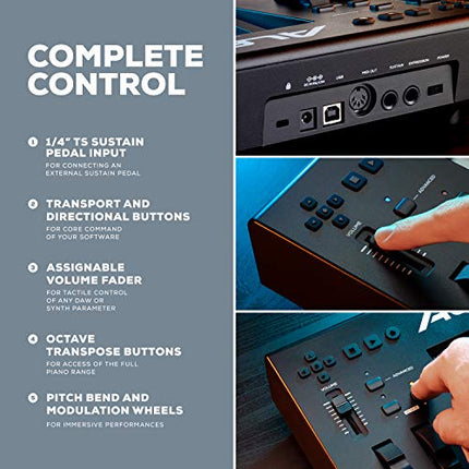Alesis Q88 MKII 88-key Keyboard Controller (Q-88/Q 88)