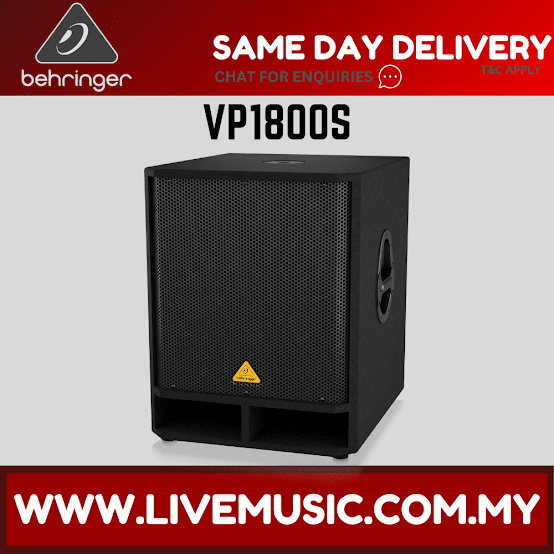 Behringer Eurolive VP1800S 1600W 18" Passive Subwoofer ( VP-1800S / VP 1800S )