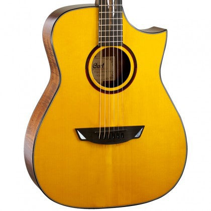 Cort Luxe - Frank Gambale Signature Model Acoustic-Electric Guitar with Gig Bag - Natural Glossy