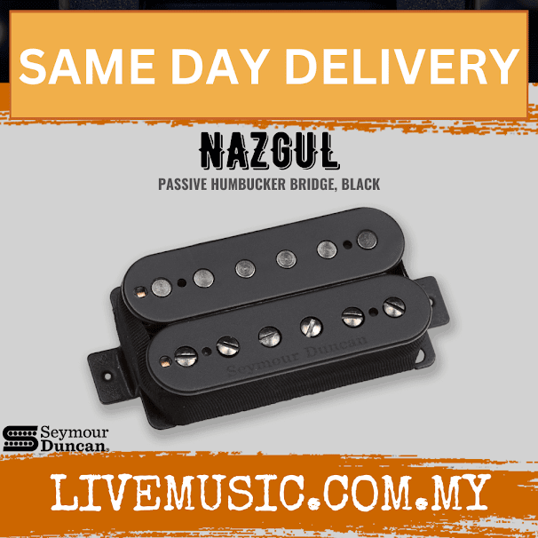 Seymour Duncan Nazgul High Output Bridge Humbucker Pickup, Black