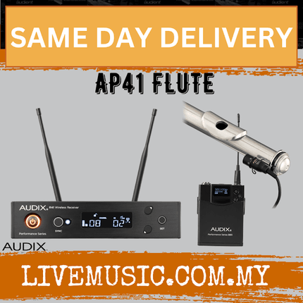 Audix AP41 Performance Series Single-Channel Flute Wireless System with ADX10FLP Miniaturized Condenser Microphone ( AP41FLUTE / AP41 FLUTE )
