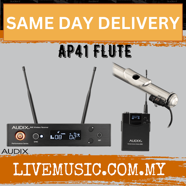 Audix AP41 Performance Series Single-Channel Flute Wireless System with ADX10FLP Miniaturized Condenser Microphone ( AP41FLUTE / AP41 FLUTE )