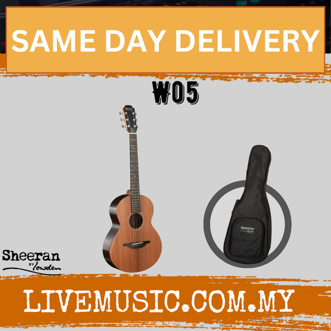 Sheeran By Lowden W-Series W-05 Indian Rosewood & Redwood Acoustic Guitar w/Bag ( W05 / W 05 )