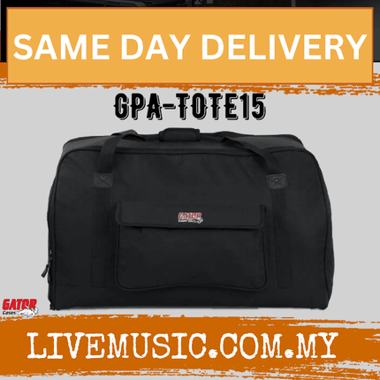 Gator GPA-TOTE15 Heavy-duty Speaker Tote Bag for 15 Inch Cabinets (GPATOTE15)