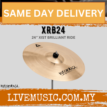 Istanbul Agop XRB24 24" Xist Brilliant Ride Cymbal (XRB-24/XRB 24)