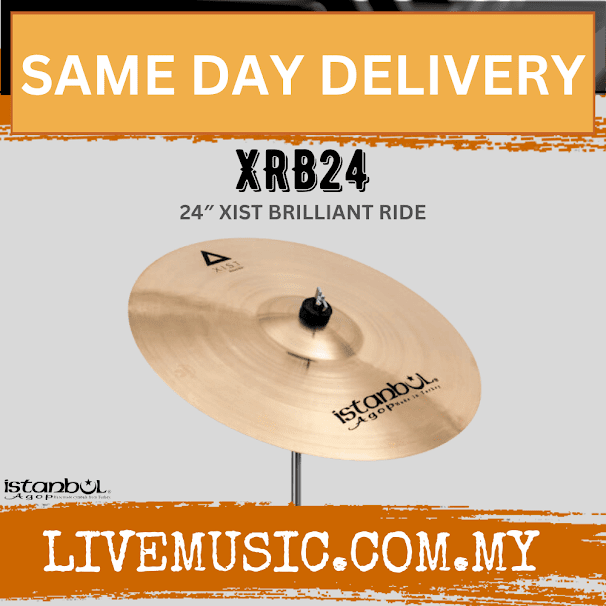 Istanbul Agop XRB24 24" Xist Brilliant Ride Cymbal (XRB-24/XRB 24)