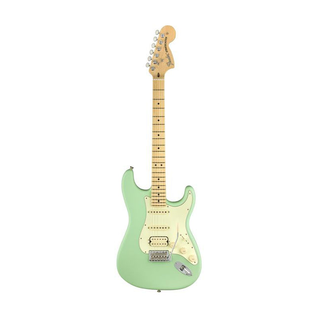 Fender American Performer HSS Stratocaster Electric Guitar, Maple Fretboard with FREE Deluxe GigBag, Satin Seafoam Green