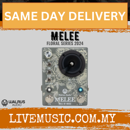 Walrus Audio Melee: Wall of Noise Guitar Effects Pedal, Floral Series 2024
