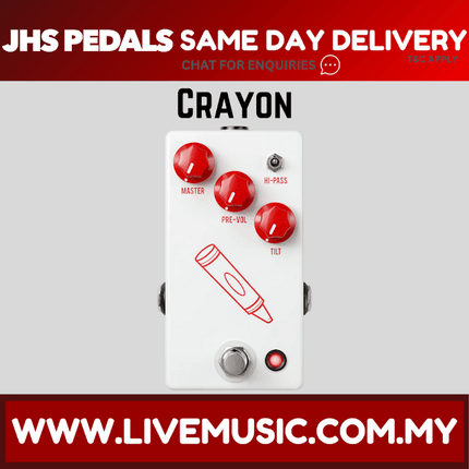 JHS Crayon Overdrive Guitar Effects Pedal