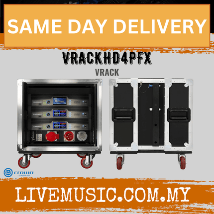 Crown VRACKHD4PFX VRACK4x3500HD-Enclosure W/PWR DISTRO, I/O ( VRACK HD4PFX / VRACK-HD4PFX  )